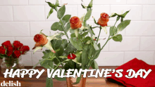 Happy Valentines Day Flowers For You GIF - Happy Valentines Day Flowers For You Flowers GIFs