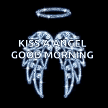 Kiss An Angel Good Morning GIF - Kiss An Angel Good Morning Wings GIFs
