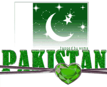Love Pakistan Moon GIF - Love Pakistan Moon Stars GIFs