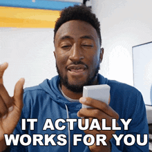 It Actually Works For You Marques Brownlee GIF - It Actually Works For You Marques Brownlee It Genuinely Benefits You GIFs