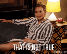 That Is Not True GIF - Hilary Duff Kelsey Peters Younger GIFs
