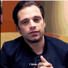 Sebastian Stan I Love You GIF