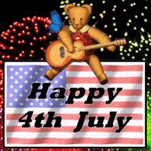 4th Of July Happy Fourth Of July GIF - 4th Of July Happy Fourth Of July 3d Gifs Artist GIFs