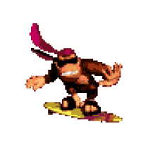 donkey kong funky surfing