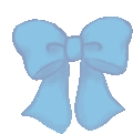 Bow Blue Sticker - Bow Blue Stickers