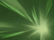 a girl with a ponytail is wearing a green shirt and black gloves