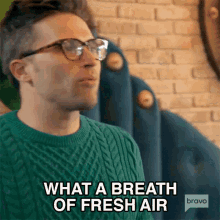 what a breath of fresh air vanderpump rules thats refreshing thats a relief tom schwartz