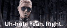 Mortal Kombat Cassie Cage GIF - Mortal Kombat Cassie Cage Uh Huh Yeah Right GIFs
