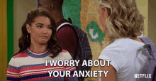 I Worry About Your Anxiety Paris Berelc GIF - I Worry About Your Anxiety Paris Berelc Alexa GIFs