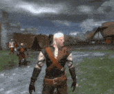 The Witcher Geralt Face Glitch GIF