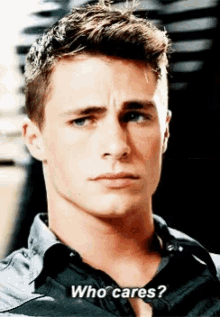 what who cares so what colton haynes