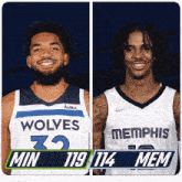Minnesota Timberwolves (119) Vs. Memphis Grizzlies (114) Post Game GIF - Nba Basketball Nba 2021 GIFs