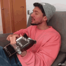 Carlos Right Playing Guitar GIF - Carlos Right Playing Guitar Handsome GIFs