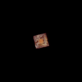 a close up of a cartoon character 's face surrounded by fire .