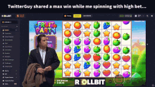 Rollbit Fruit Party GIF - Rollbit Fruit Party Gambling GIFs