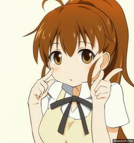 Anime Kawaii GIF - Anime Kawaii Rikkas Finger Spin - Discover & Share GIFs