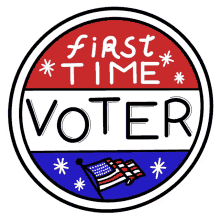 first time voter first time voter pin i voted i voted for the first time future voter