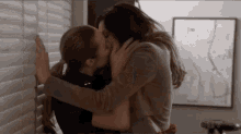 station19 carina and maya making out kissing tv couples