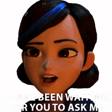i have been waiting for you to ask me claire nunez trollhunters tales of arcadia ive been anticipating your question ive been expecting you to ask