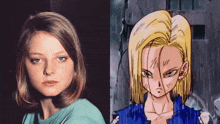Jodie Foster E Android 18 Dbz GIF - Jodie Foster E Android 18 Dbz GIFs