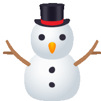 Snowman Without Snow Nature Sticker - Snowman Without Snow Nature Joypixels Stickers