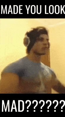 Made You Look Zyzz GIF - Made You Look Zyzz Kraack GIFs