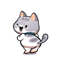 Kitty Twerking Sticker