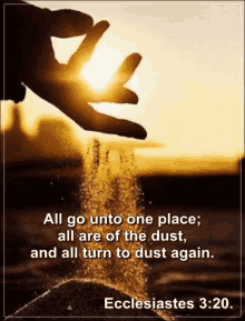 Bible Verse All Go Unto One Place GIF - Bible Verse All Go Unto One Place Ecclesiastes320 GIFs