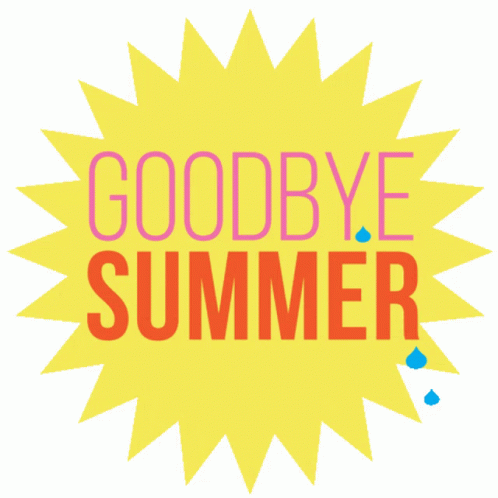 goodbye summer clipart