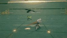 a video game character is being struck by a lightning bolt and the word smack is visible in the background