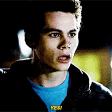 dylan obrien teen wolf yes