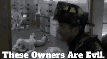 Station19 Travis Montgomery GIF - Station19 Travis Montgomery These Owners Are Evil GIFs