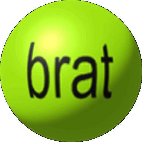 Brat Charli Xcx Brat Orb Sticker - Brat charli xcx Brat Charli xcx