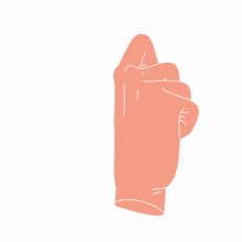 art illustration loop hand finger