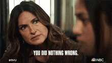 You Did Nothing Wrong Detective Olivia Benson GIF - You Did Nothing Wrong Detective Olivia Benson Mariska Hargitay GIFs