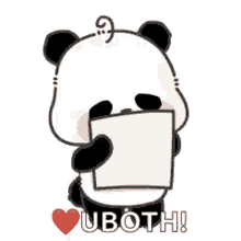 Panda Heart GIF - Panda Heart Cute GIFs