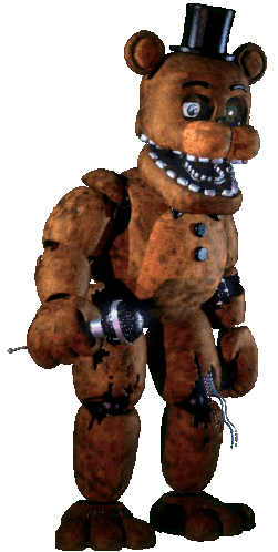 Withered Freddy Toy Freddy GIF - Withered Freddy Toy Freddy
