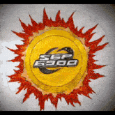 a drawing of a sun that says sgp on it