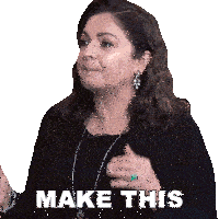 Make This Happen Pooja Bhatt Sticker - Make This Happen Pooja Bhatt Pinkvilla Stickers