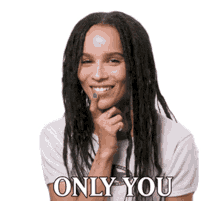 only you zoe kravitz pointing your the one one and only