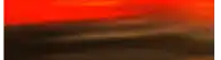 a computer generated image of a sunset with a red and yellow background