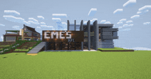a large building with the word emes buffet on it