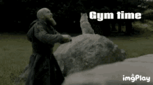Vikings Gym Time GIF - Vikings Gym Time Ahhh GIFs
