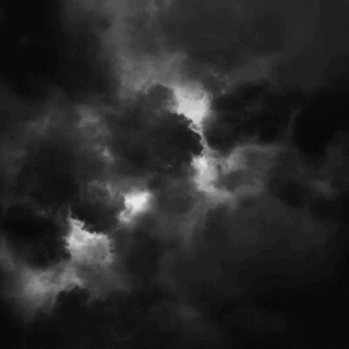 dark sky with clouds