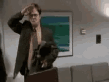 Dwight The Office GIF - Dwight The Office Salute GIFs