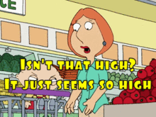 Family Guy Lois GIF - Family Guy Lois Isnt That High GIFs