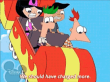 Phineas And Ferb Phineas Flynn GIF - Phineas And Ferb Phineas Flynn We Should Have Charged More GIFs