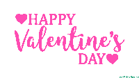 a happy valentine 's day sign with a heart in the corner