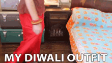 scherezade shroff diwali my diwali outfit glamorous trendy