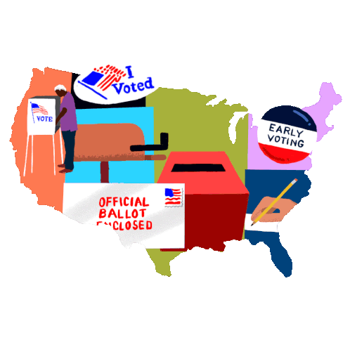 National Standard For Voting Help Build A Stronger Fairer And Transparent Electoral System Sticker - National Standard For Voting Help Build A Stronger Fairer And Transparent Electoral System Voting Rights Stickers